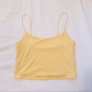 PacSun Yellow Crop Top